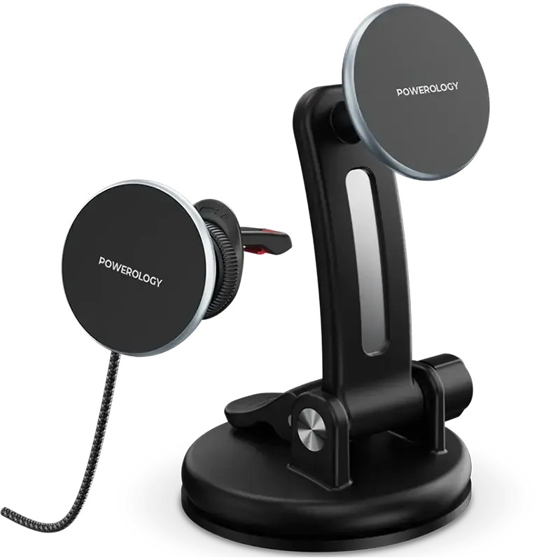 Powerology Airwave Magnetic Wireless Car Charger 1 Mascom International.webp